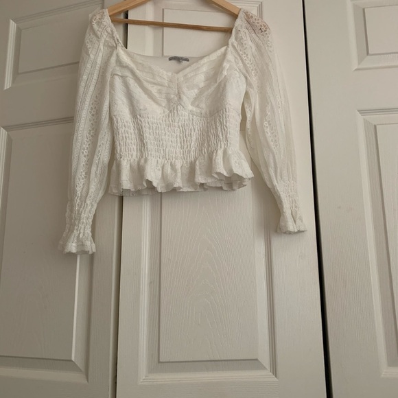 Cottagecore white top - Picture 2 of 5